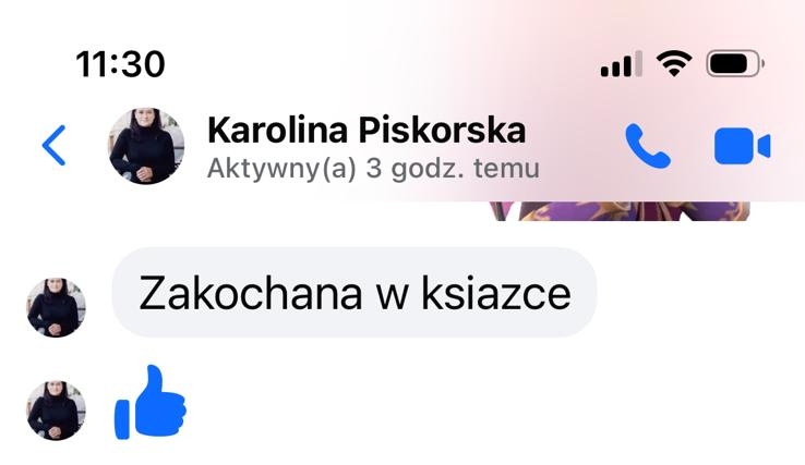 Opinia w formie zrzutu ekranu